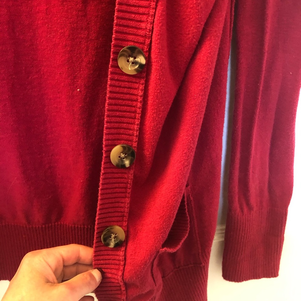 Mossimo Red Cardigan - Picture 3 of 3